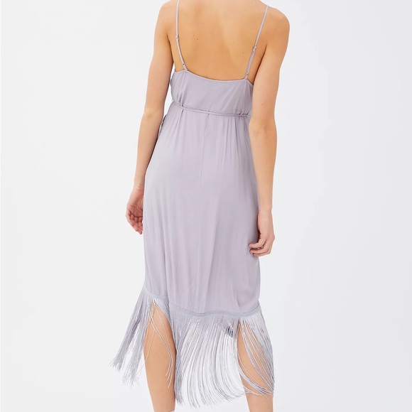Urban Outfitters UO Pisa Fringe Midi Dress - Picture 4 of 8